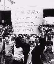  圖：1973年科隆福特廠土耳其人大罷工（來源：網路）