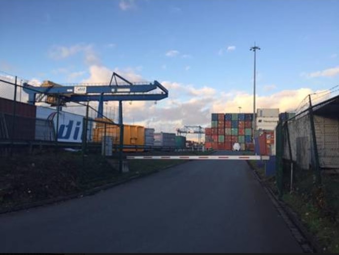 Duisburg Intermodal Terminal (DIT) container terminal at the end of the Chongqing-Duisburg route. Photo: Globalization Monitor.