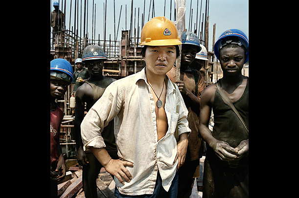 China and Africa workers