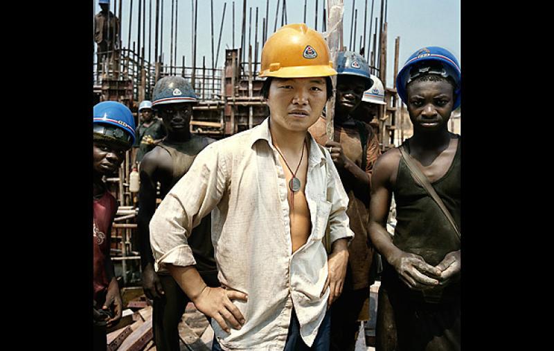 China and Africa workers