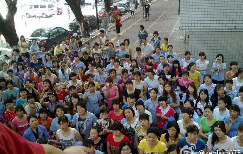 After a three days strike, Murata Power Guangzhou workers go back to work